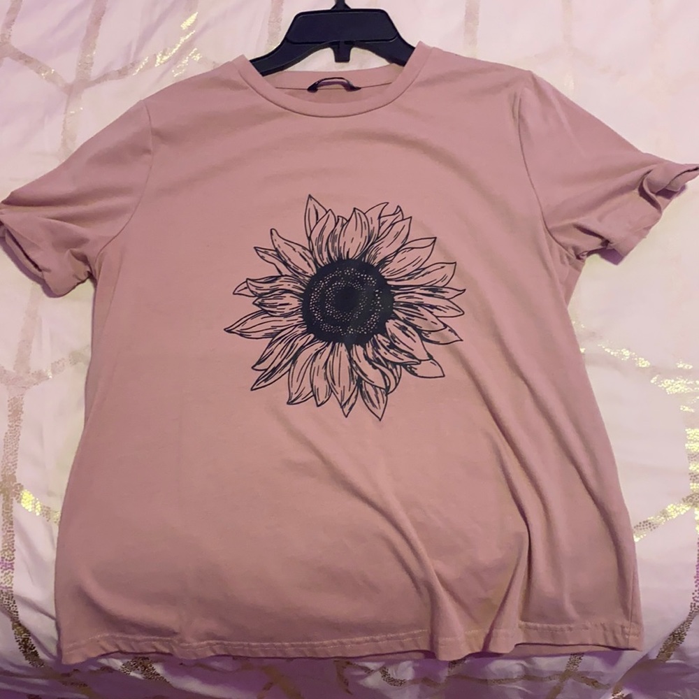 Shein sunflower tee